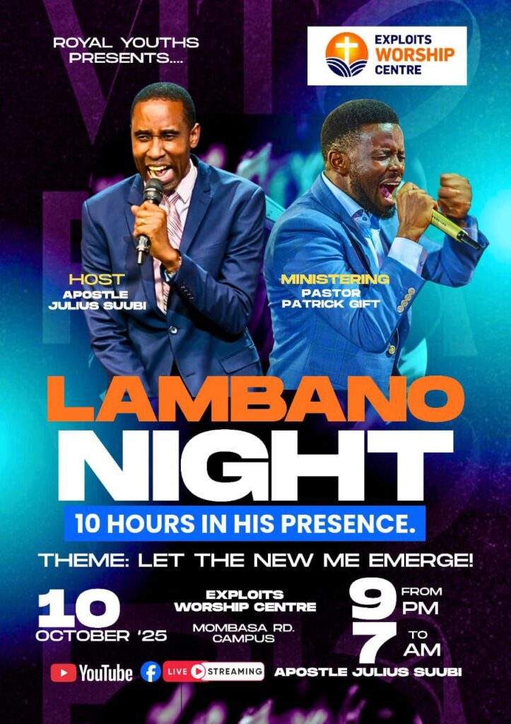Shalom! Are you ready for Lambano Night—10 hours in His presence where the new you will emerge with power, purpose, and prophetic fire? 🔥 Come expectant, bring a friend, and let’s encounter God like never before!